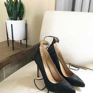 Nine West black lace up heels